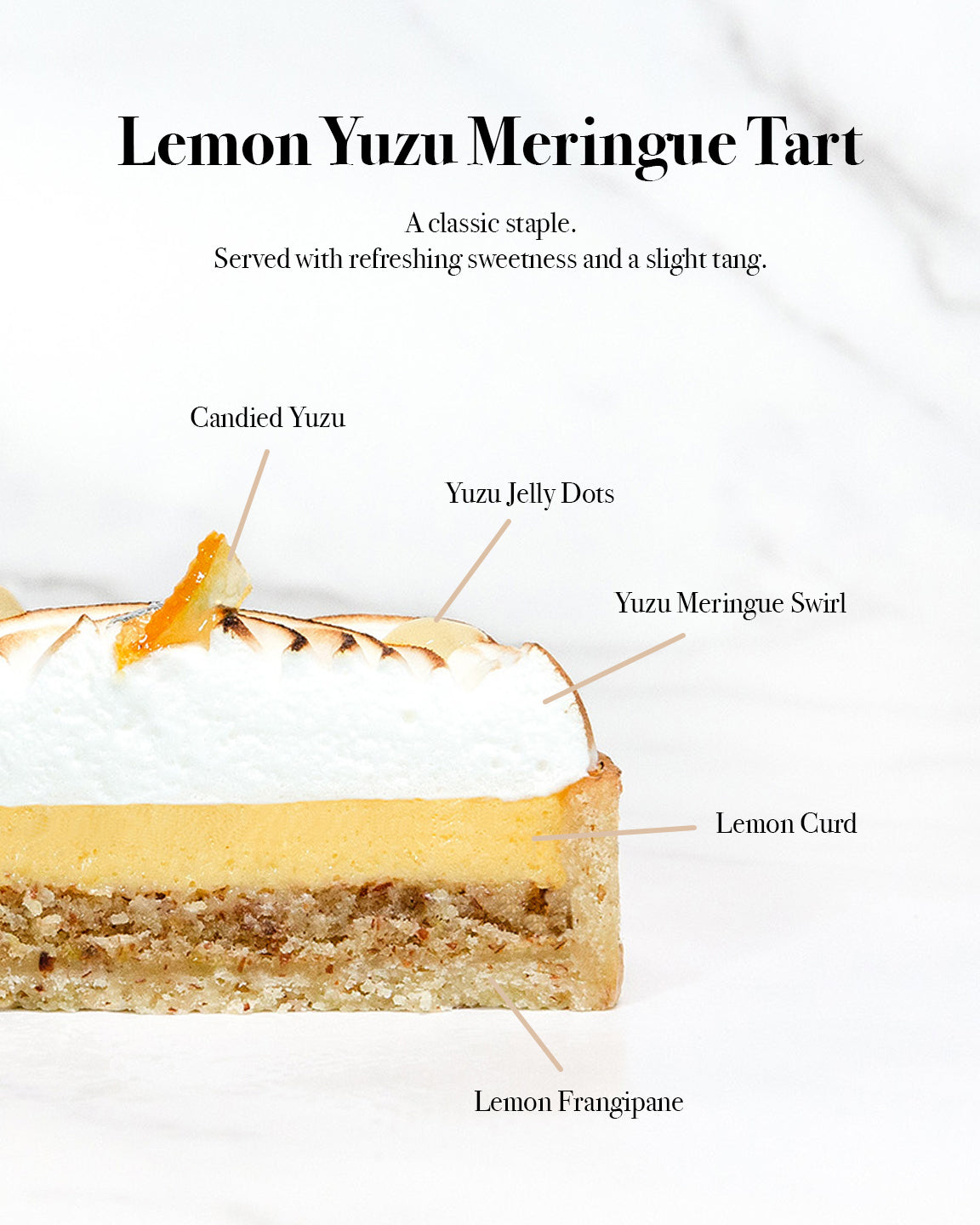 Lemon Yuzu Meringue Tart